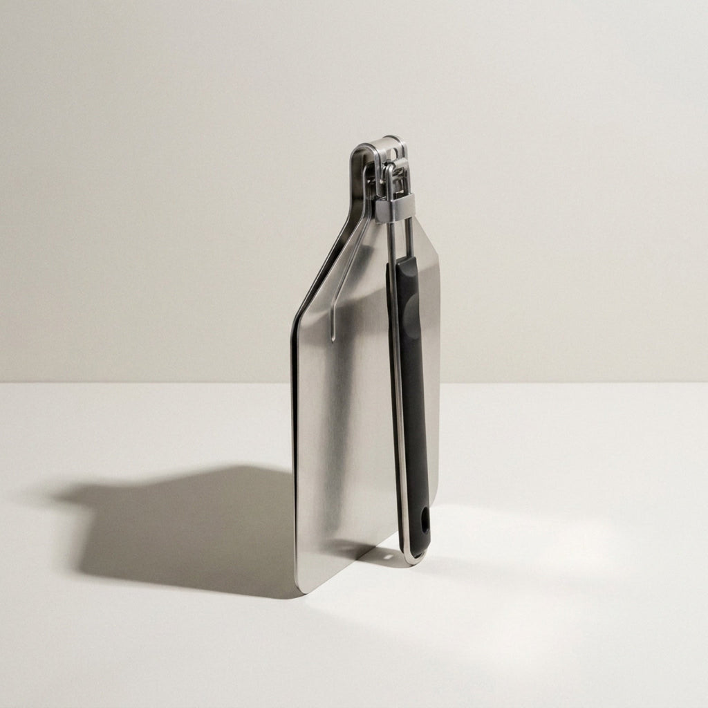 Stainless Steel Folding Pizza Peel, 10 inch — second angle, Kensington London